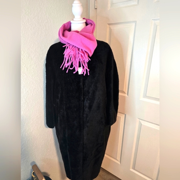 PRADA fux fur coat.  Size 44 - Picture 1 of 15